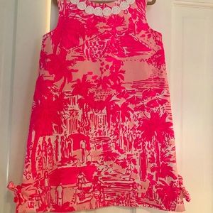Lilly Pulitzer size 6 girls pink and white dress